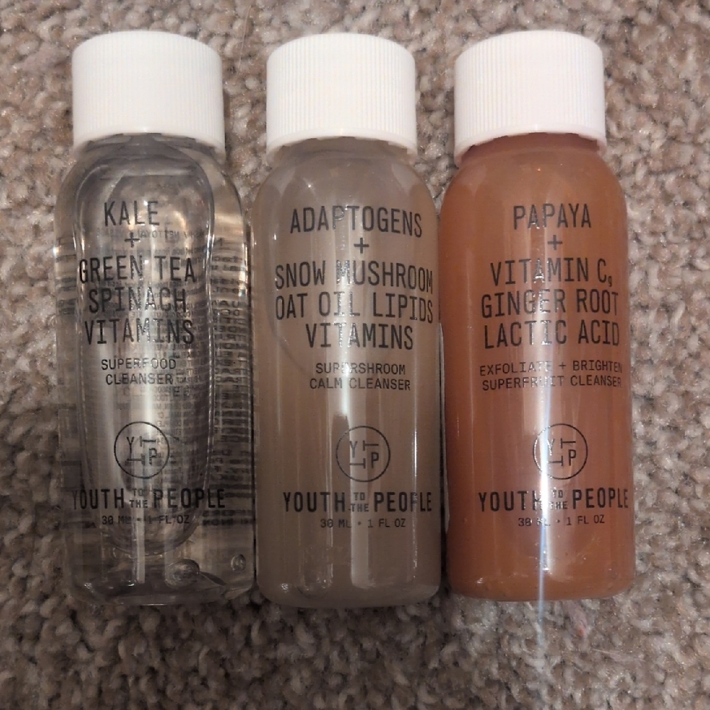 Youth To The People Set Of 3 Cleansers
